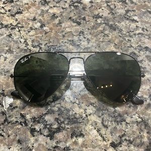 Ray-Ban Polarized “Green Classic” 004/58 55/14